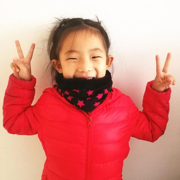 

scarves & wraps fashion winter scarf for women men children baby thickened wool collar boys girls neck cotton unisex, Red;brown