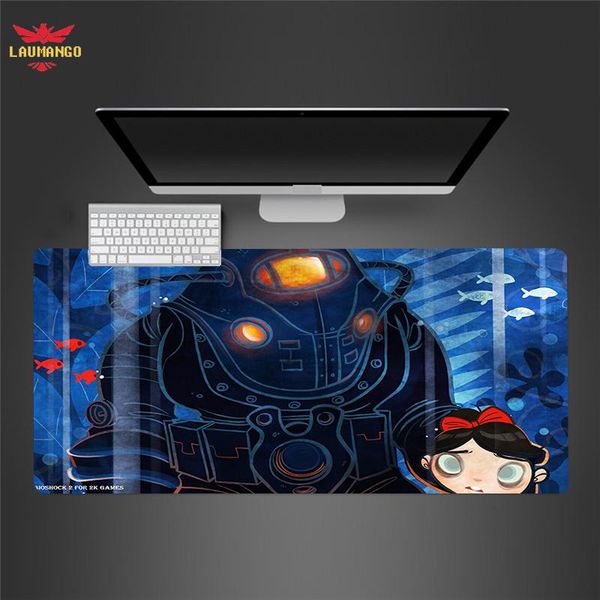 

mouse pads & wrist rests bioshock pad gaming speed mousepad gamer large locking edge soft durable carpet keyboard computer desk mat