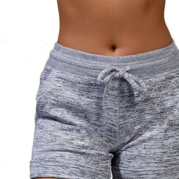 

womenÂ´s shorts womens short ladies summer sports lace up run bike casual loose pockets drop good quality, White;black
