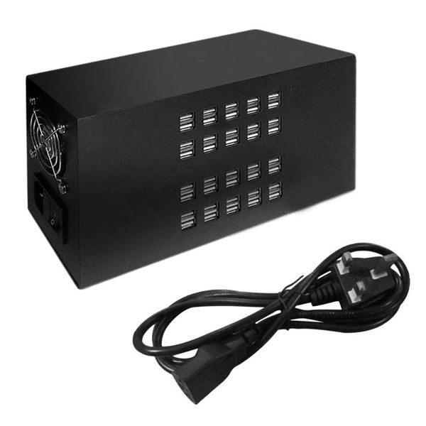 

40ports usb hub 300w charger 5v 60a smart charging station built-in cooling fan fast for tablets lapphone hubs