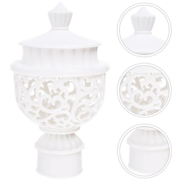 

20pcs curtain decorative head rod decor accessory (white) other home