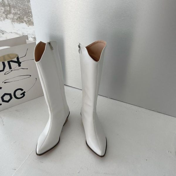 

boots lady pointe shoes thigh high heels boots-women zipper luxury designer pointy over-the-knee 2021 rubber fas, Black