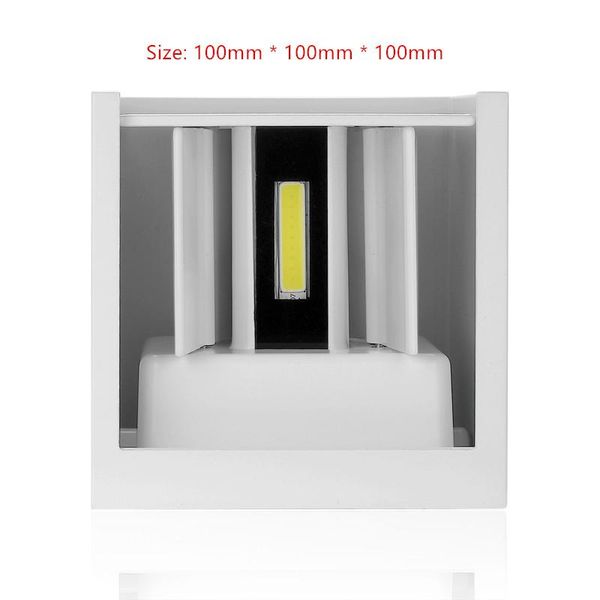 

wall lamp 6x waterproof home decor 7w 85~265v cob led indoor outdoor simple style lights for bedroom hallway porch balcony