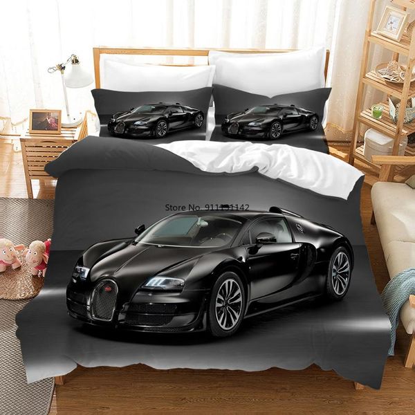 

bedding sets extreme motorsport digital printed duvet cover with pillowcase bedroom decorative single double full  king size