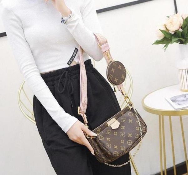 

gglvlouisvitton yslvutton aa 3-piece suit men's and women's fashion leather tote shopping bag purse wallet, Red;black