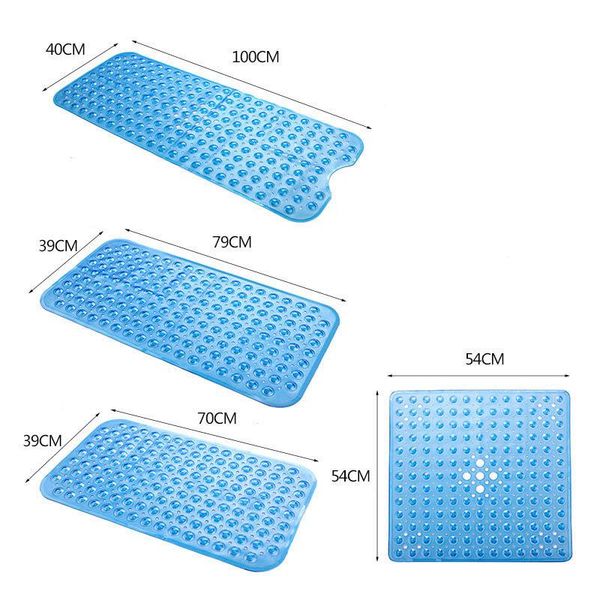 

bath mats multi-size pvc mat, massage bathroom rug, non-slip shower suction cup, floor footpad rug toilet