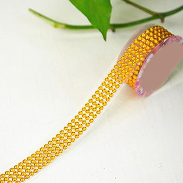 

diy self-adhesive acrylic rhinestones stick on scrapbooking craft sticker tape gift wrap