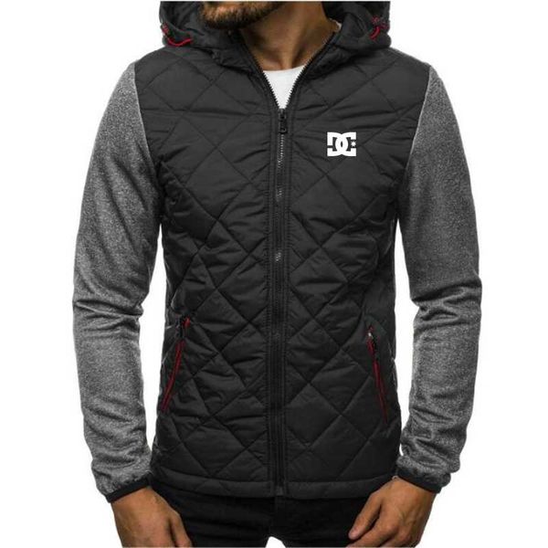 

men's jackets men autumn hoodies print hooded jacket zipper fashion warm fleece harajuku coats comfortable cotton, Black;brown