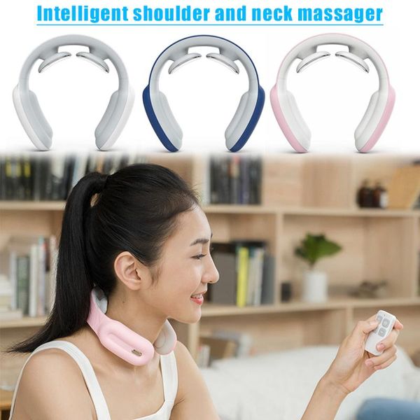 

intelligent neck massager usb remote control back adjustable portable for home offcie @me88 electric massagers
