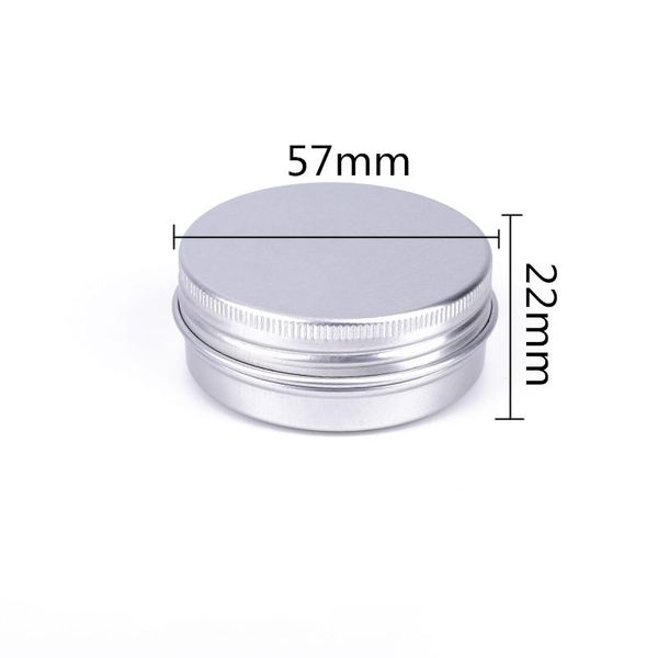 

storage bottles & jars wholesale 40g cream boxs cosmetic containers aluminum tins hair wax/handmade soap pots makeup refilable threaded box