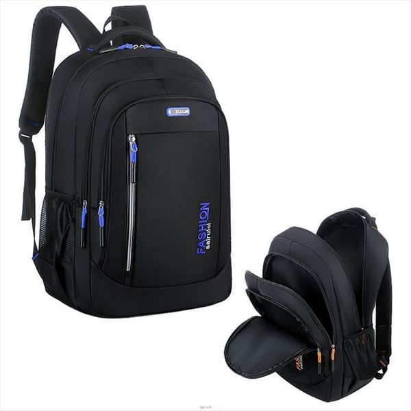 

large capacity men backpack for teenage boys school bags nylon multifunctional pocket student back pack male