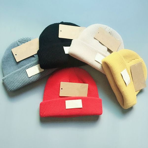 

winter beanie hats for kid autumn designer baby outdoor skull kids caps solid color knitted hat high quality, Blue;gray