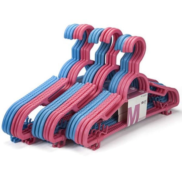 

hangers & racks 20 pcs/lot household multifunction clothing support plastic magic clothes seamless hanging