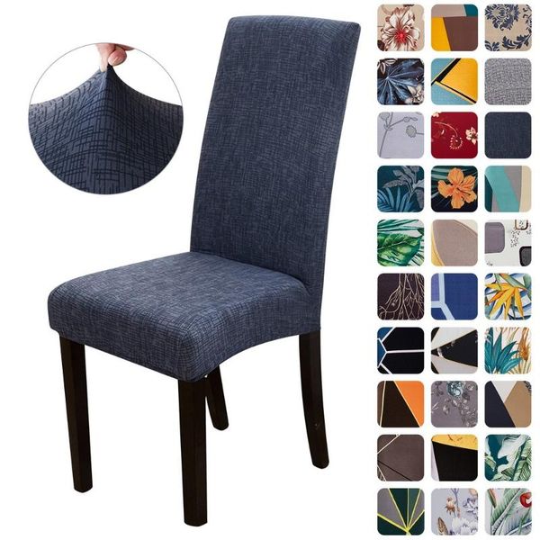 

chair covers 1pc flowers bloom print cover multifunction spandex elastic cloth universal seat protector dining room