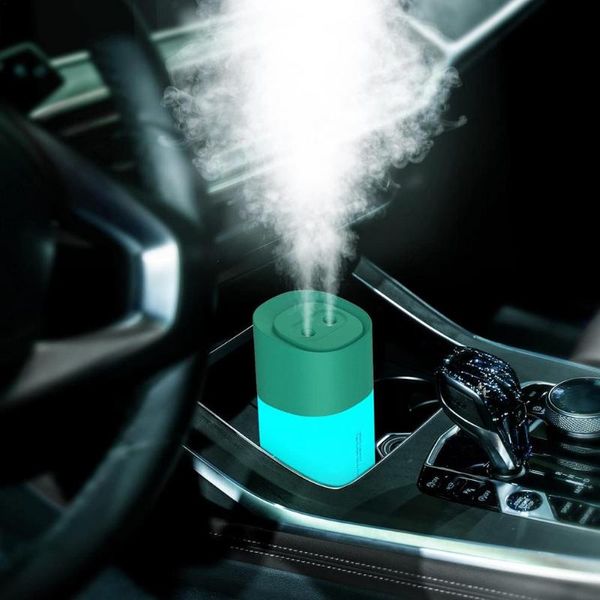 

fragrance lamps mini air humidifier 350ml aroma essential oil diffuser super quiet usb fogger mist maker for home car with led night light