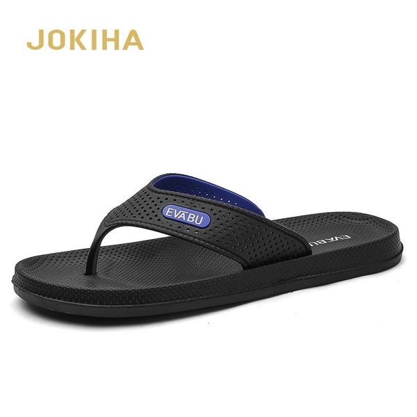 

sandals 2021 summer men flip flop slippers fashion lightweight beach slides for, Black