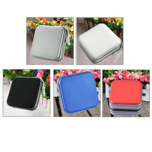 

plastic cd storage box portable disc dvd case for car media mini zipper bag po container organizer home bags