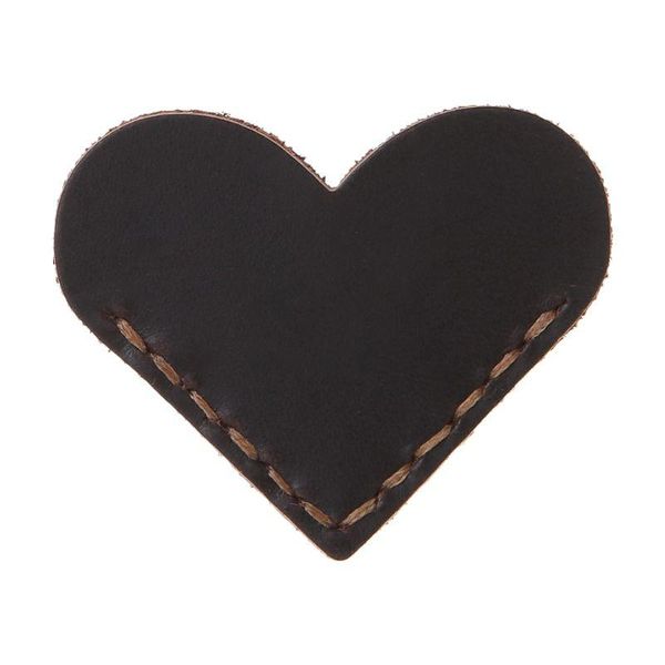 

bookmark a5ka heart-shape handcrafted leather reading marking accessories corner page maker gift for book lover readers teacher