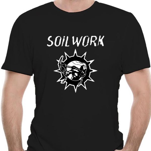 

men's t-shirts soilwork heavy metal music band printed t shirt men summer cool short sleeve t-shirt cotton hip hop male streetwear 7336, White;black