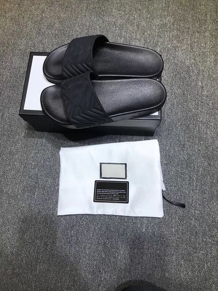 

mens womens rubber pool slide sandals flats slippers vintage logo open toe slip on molded footbed gglvcdvittonysl&#1, Black