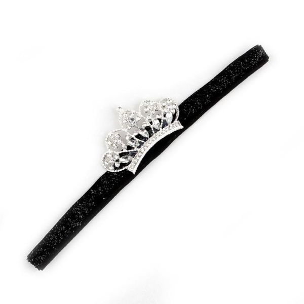 

hair accessories baby crystal crown children's band, Slivery;white