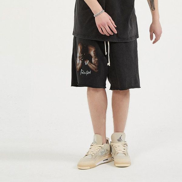 

men's shorts summer clothing casual pants, White;black