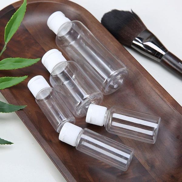 

storage bottles & jars flacon vide plastique 60ml/75ml/80ml/100ml/120ml makeup empty lotion plastic for liquid cream flip cap p9k6