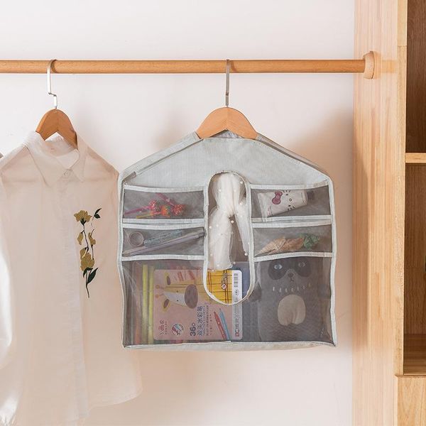 

storage boxes & bins wardrobe bag underwear socks belt hanging dormitory closet wall oxford cloth