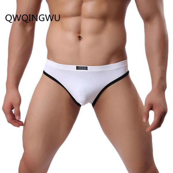 Cuecas verão homens sexy nylon bikini briefs calzoncillos sem costura roupa interior gay bolsa homens lingerie respirável macio