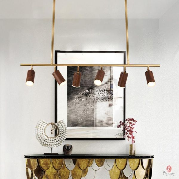 

pendant lamps fashion hanging lights wooden series lamp modern style led lighting fixture for various scene home shop el decoration