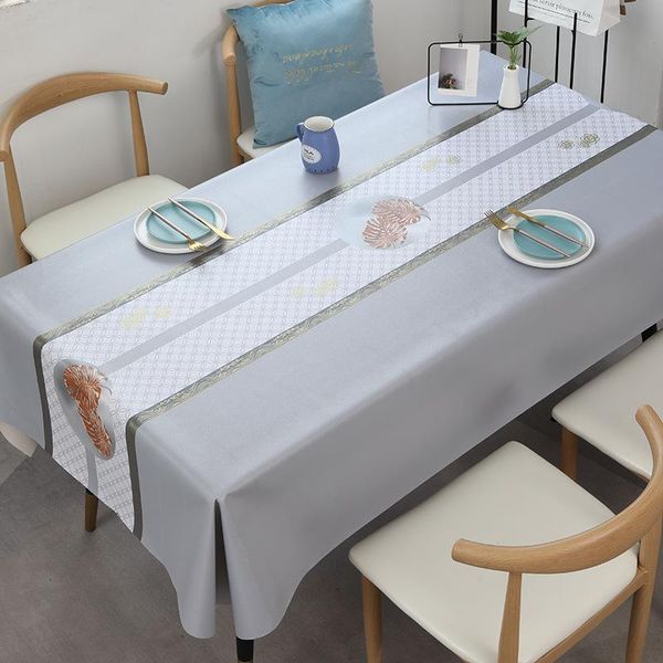 

table cloth geometry rectangle tablecloth waterproof plastic pvc oil proof northern europe tablecloths cover home decoration