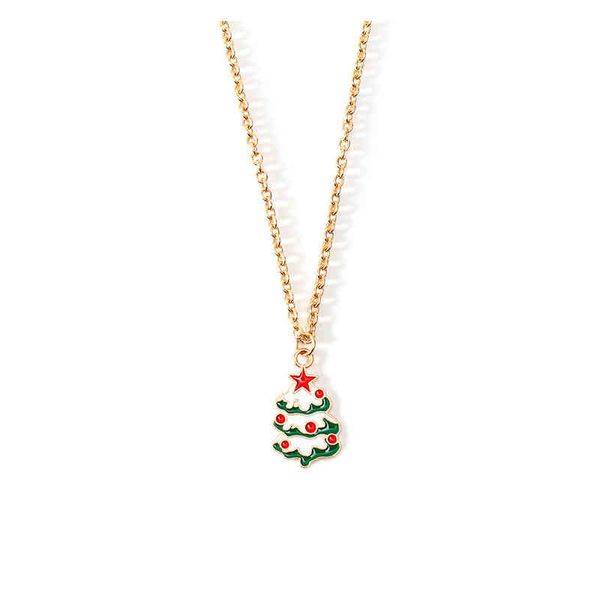 

fashion santa elk necklace titanium steel chain christmas party accsori, Silver