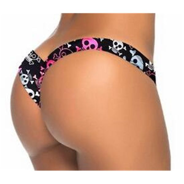

new womens g-strings cartoon underwear clothing accessories female briefs fashion underwears women lingerie, Black;white
