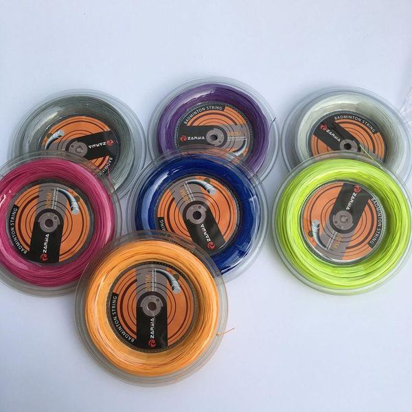 

reel 200m zarsia badminton racket strings gauge 0.70mm durable recommend 22-27lbs sets