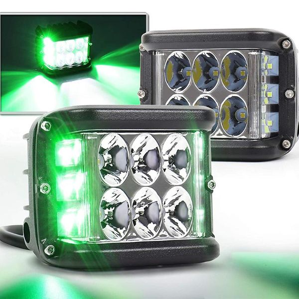 

working light povtor dual side shooter lights drl solid&strobe off road led for tractor plow truck suv atv motorcycle driving