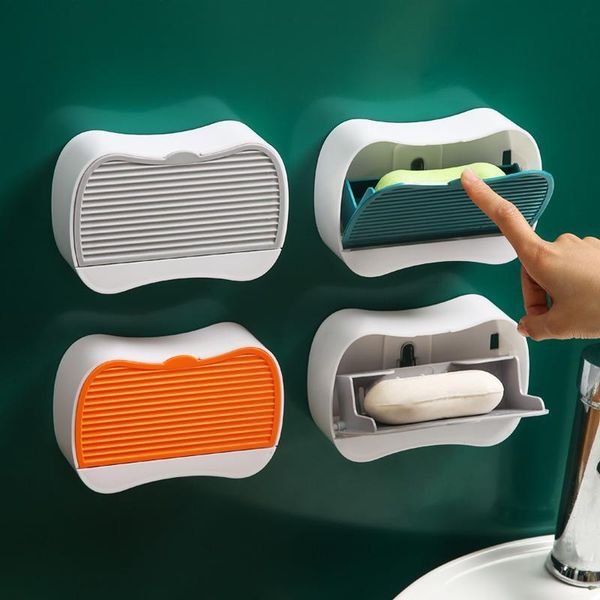 

bathroom accessories makeup storage box soap boxes & bins