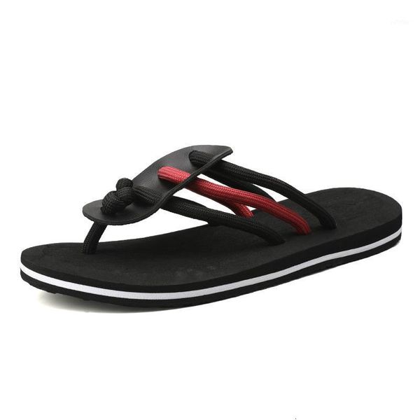 

slippers summer beach men casual soft slides fashion flip flops comfortable non-slip flat footwear zapatos hombre drop1 fxgw, Black