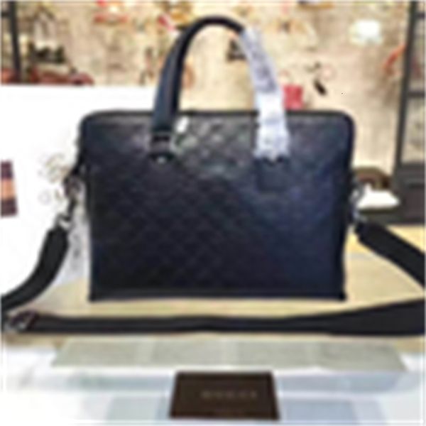 

men's totes fxn0 311001 black embossed brand briefcase men handbags shoulder messenger designer iconic cross body bags luxury