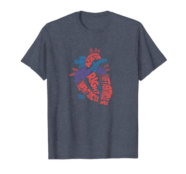 

heart valve chambers nursing and surgeon gift tee t shirt, White;black