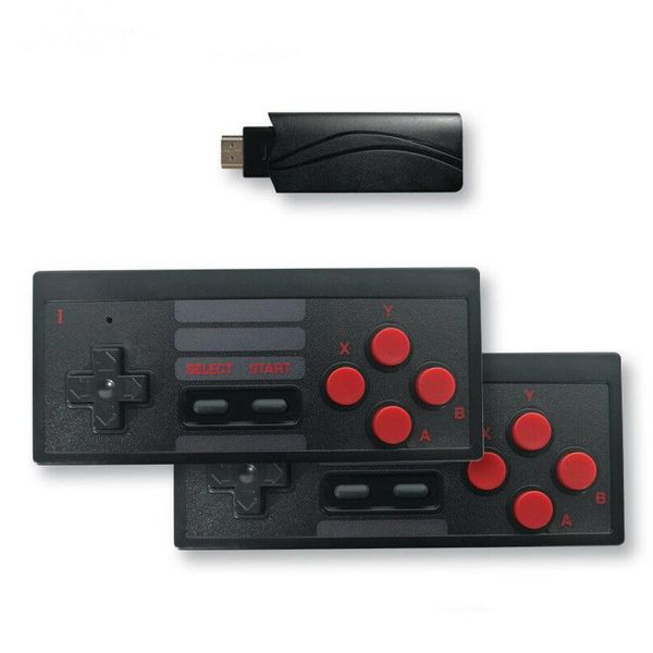 

mini u disk game box nostalgic retro built in 628 video console output wireless doubles gamepad portable players