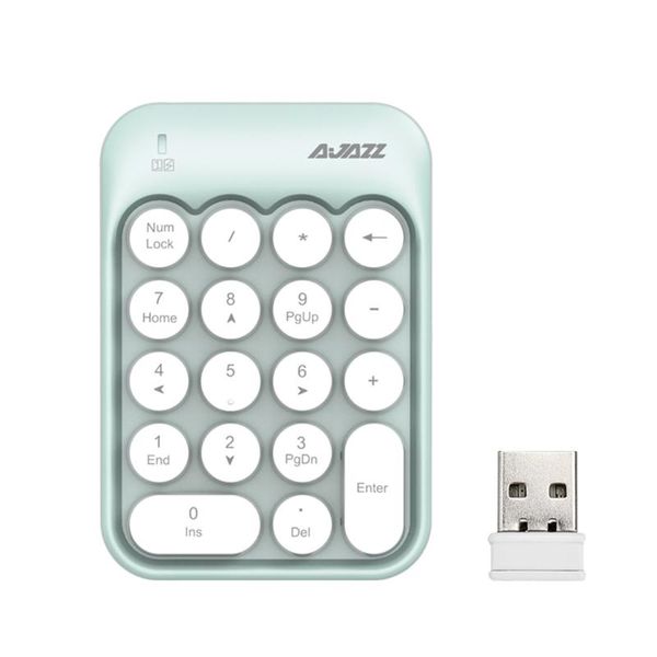 

keyboards 2.4g wireless 18-keys number pad numeric keypad keyboard for lapdesktop