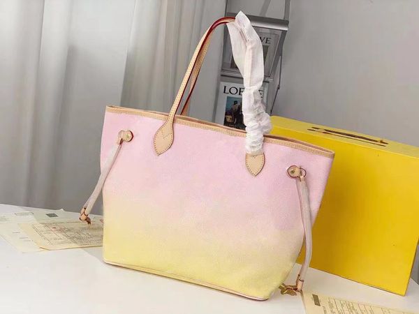 

sale classic luxury designer bag genuine leather clutch fashion shopping handbag never fulls mm tote crossbodys shoulder bags ship
