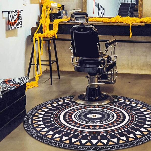 

carpets fashion triangle geometry splice national wind living room bedroom hanging floor chair round cushion carpet customized