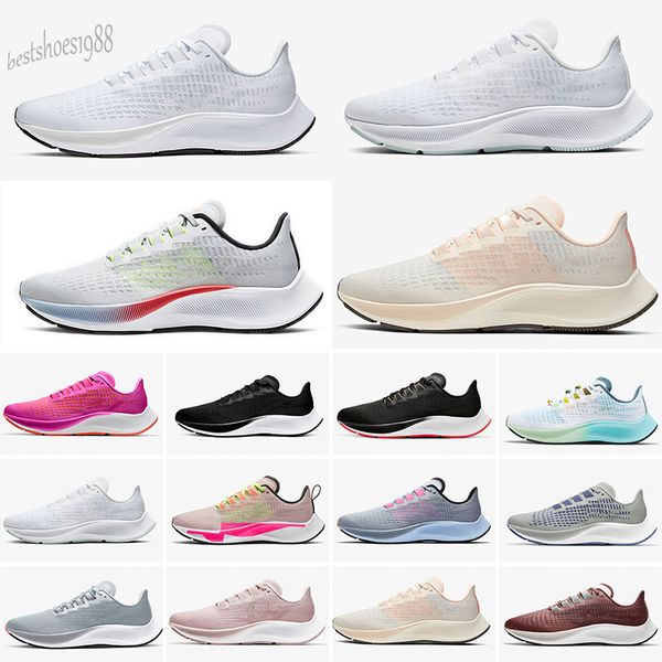 

zomx men pegasu women 37 casual shoes be true runner mesh trainers white multi-color obsidian mist pale ivory sneakers, Black