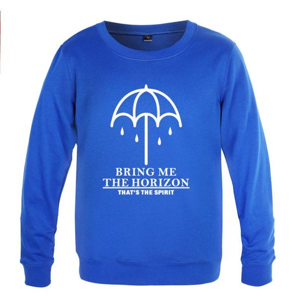 

men's hoodies & sweatshirts bring me the horizon rock men spring autumn long sleeve o-neck pullover man hip hop streetwear sport fitnes, Black