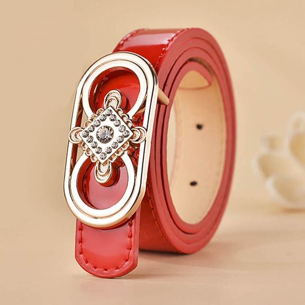 

children belts kids accessory girls boys accessories women girl students belt leather fashion flower rhinestone b7453, Black