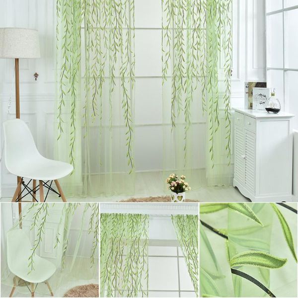 

curtain & drapes elegant wicker sheer curtains for living room bedroom colorful voile tulles blinds kitchen window treatments panel