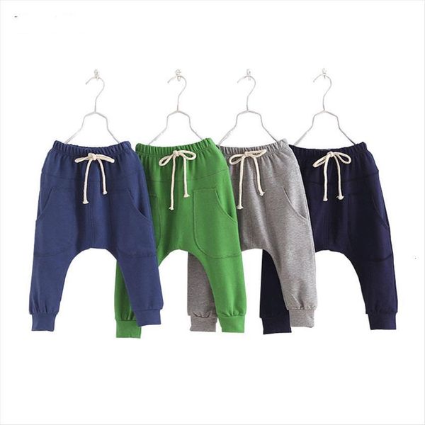 

boys pants spring autumn toddler kids trousers clothes cotton children harem for baby girls, Blue
