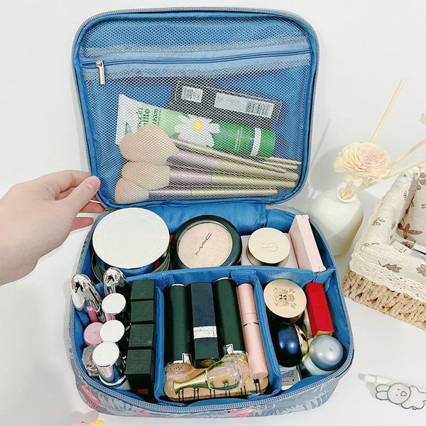 

storage bags 2021 waterproof cosmetic bag large capacity portable travel wash deskbedroom multifunctional