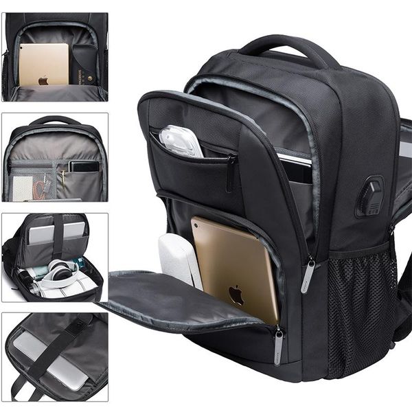 

backpack 2021 man lapfor teenager large capacity 15.6 inch daily school multifunctional usb charging